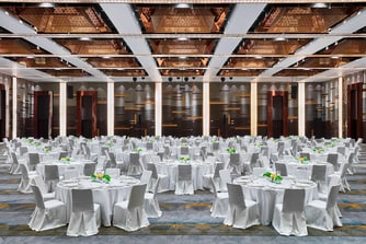 تُعد قاعة احتفالات ويستن الكبيرة في الفندق والمنتجع الصحي ويستن الدوحة ثاني أكبر قاعة احتفالات في الدوحة حيث تتلاءم بشكل مثالي مع المناسبات الخاصة أو حفلات الزفاف الملكية أو أي فعالية للشركات.