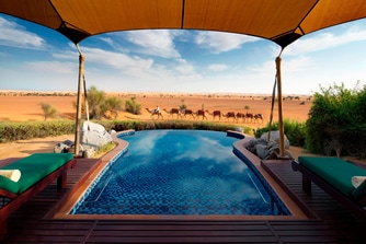 حوض سباحة الجناح البدوي