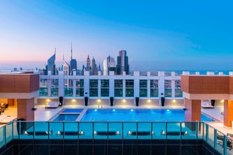 Make the most of the laid back Poolside vibe while enjoying fantastic Views of the city