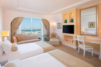 Oceanfront guest room Jumeirah Beach