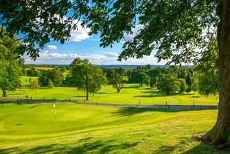 Parcours de golf dans le Derbyshire, Royaume-Uni