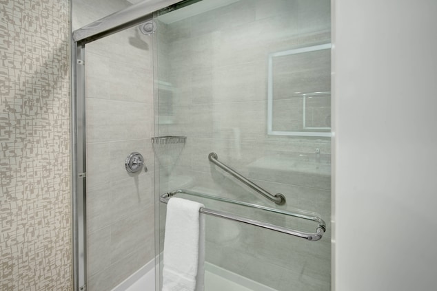 Bathroom Vanity with Shower