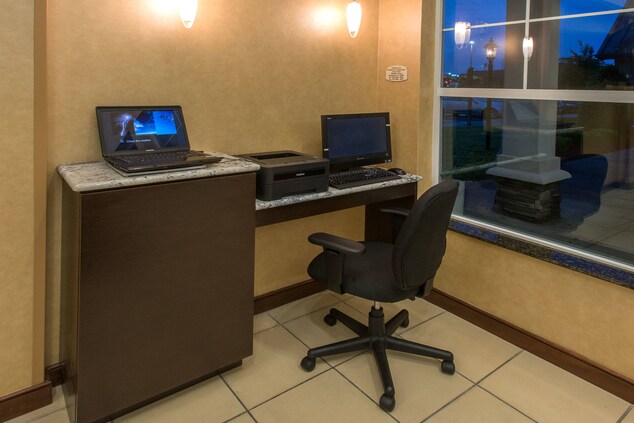 Business center work area with Free Wi-Fi