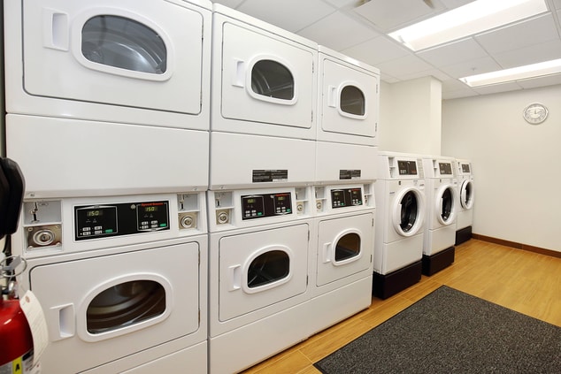 Enjoy the convenience of our on-site laundry room open 24 hours.