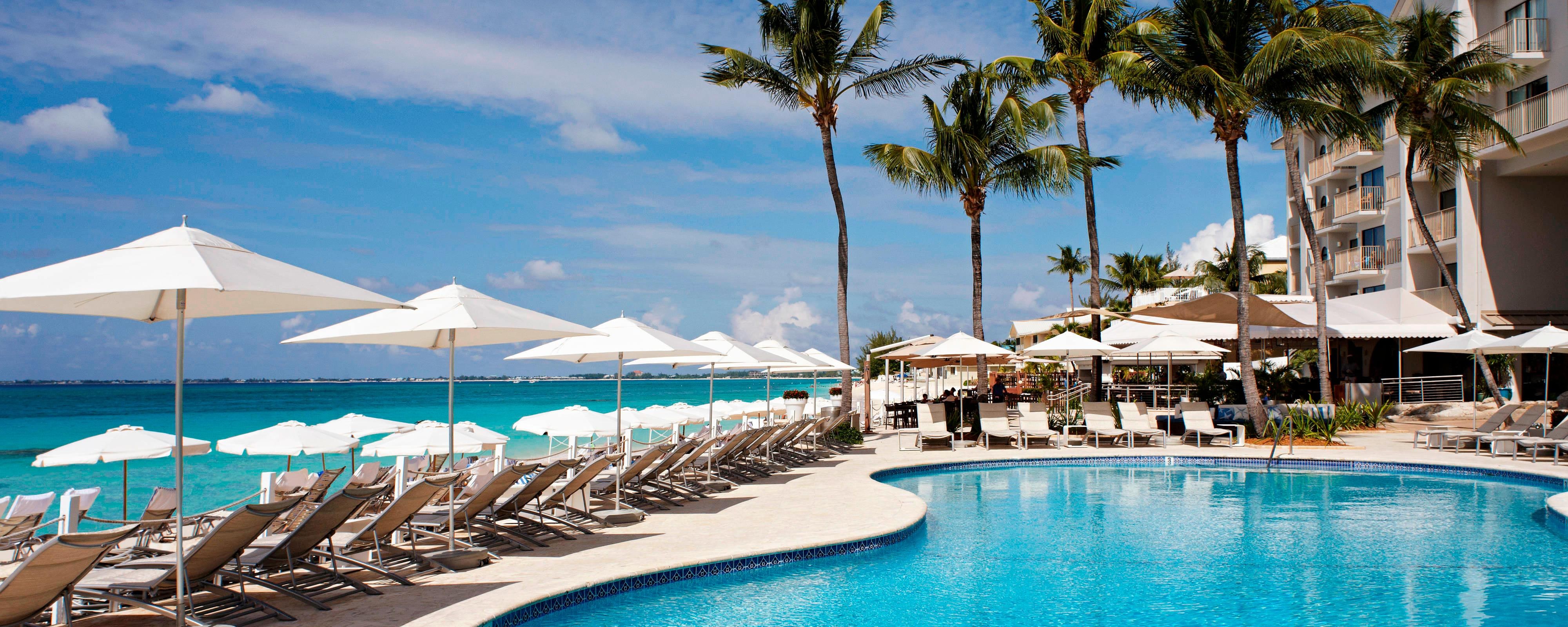 Grand Cayman Resort Gym and Outdoor Pool | Grand Cayman Marriott Beach