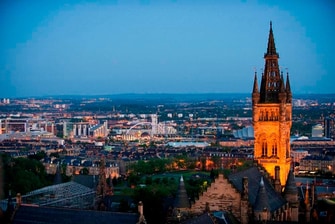 Turm der University of Glasgow