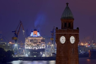 Harbor of Hamburg Germany