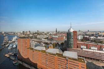 Westin Hamburg – Zimmerausblick