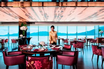 Restaurante chino del hotel en Hong Kong 