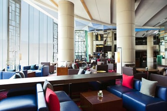 Hotel Lobby with Free Wi-Fi