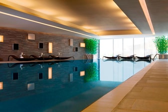 Hong Kong hotel indoor pool