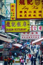 Hongkong Straßenmarkt