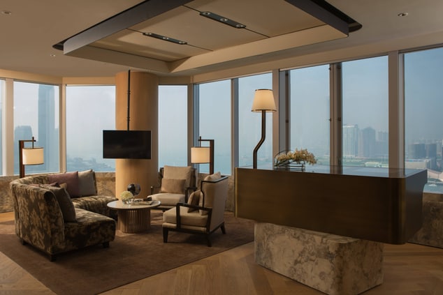 Hong Kong hotel lounge