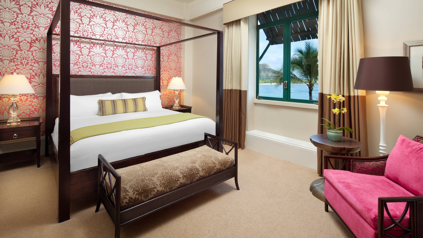 皇家夏威夷酒店皇家夏威夷套房 – 主卧室