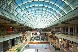 Interior of The Galleria Shopping Center