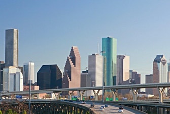 Paisaje del centro de Houston, Texas