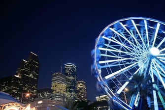 Rueda de la fortuna del centro de Houston