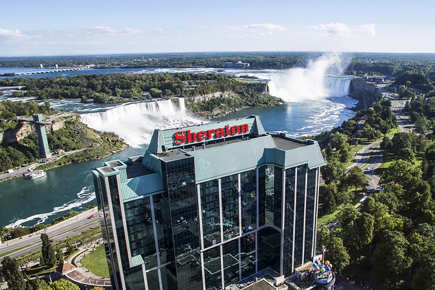 View of Exteriorand Niagara Falls
