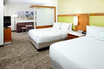 Dos camas Queen en el SpringHill Suites