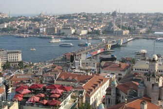 Galatabrücke in Istanbul, Türkei