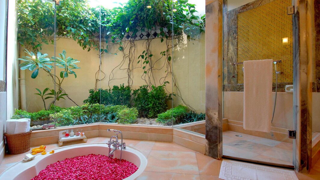 Banheiro privativo Villa com banheira Sunken