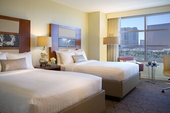 Habitación con cama doble en Hotel Las Vegas