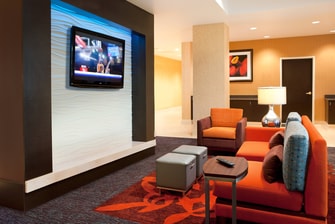 Lounge del hotel en Las Vegas