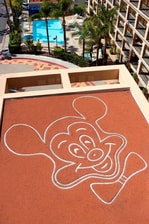 Rooftop Mickey Mouse