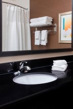 Guest Bathroom with complimentary toiletries