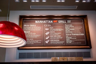 Manhattan Grill, à Canary Wharf