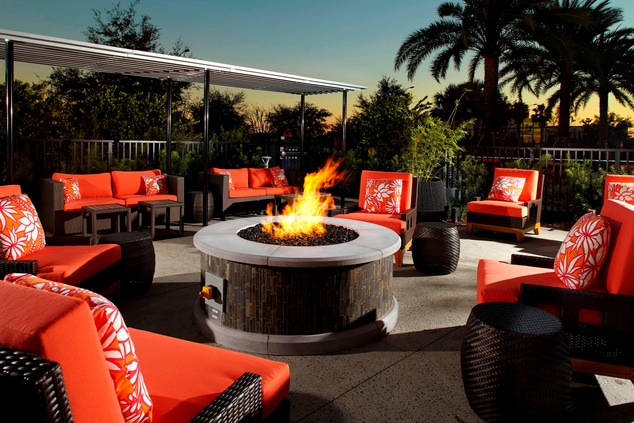 Patio Seating and Fire