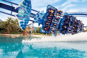 SeaWorld's Manta Roller Coaster