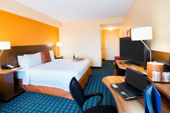 Erstklassige Hotelzimmer mit Kingsize-Bett