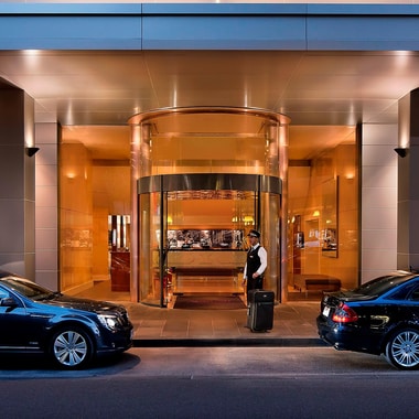 Entrance to Luxury Melbourne Hotel
