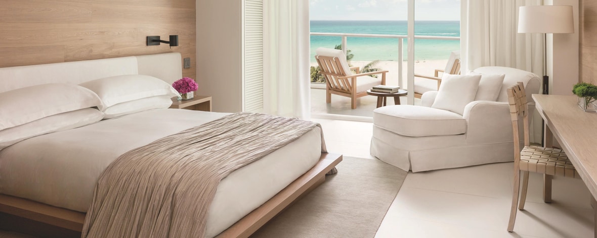 Hotelzimmer am Meer in Miami Beach