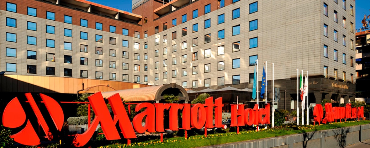 Fachada del Milan Marriott Hotel