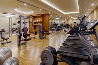 Fitnesseinrichtungen in Moskauer Hotel