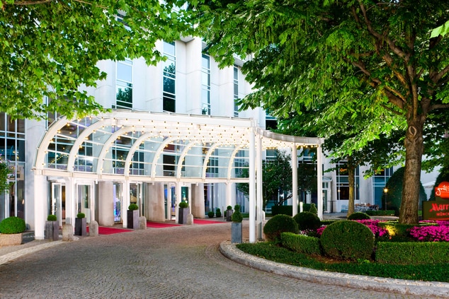 Modern Munich Hotel Entrance 