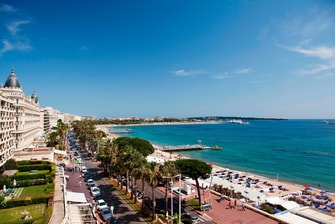 Hôtel à Cannes avec vue sur la mer