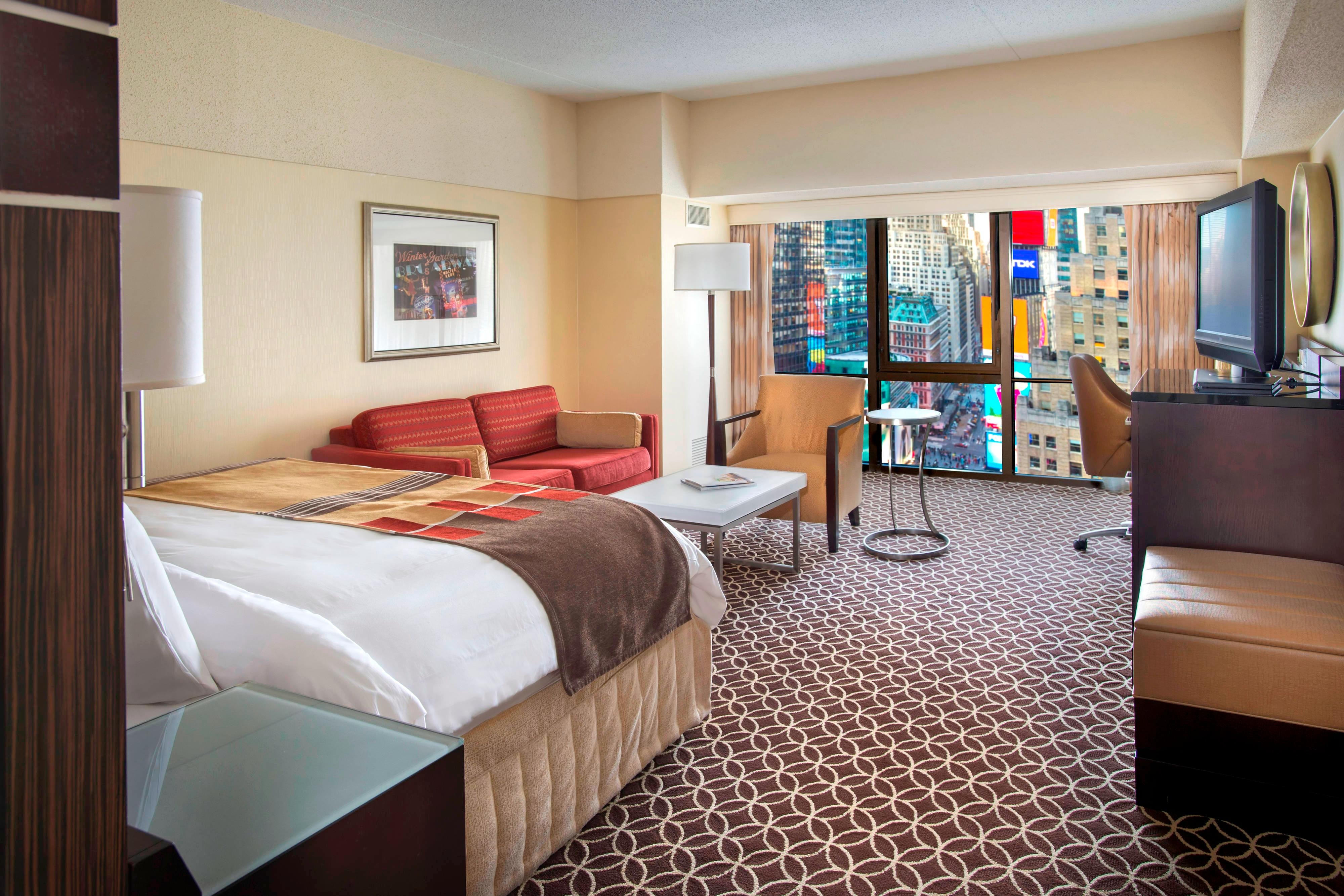 Hotel Rooms in Manhattan Theater District New York Marriott Marquis