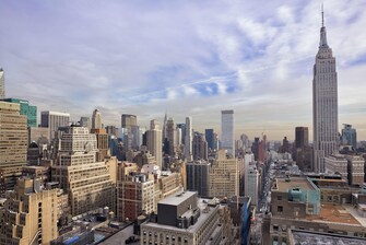Renaissance New York Midtown Hotel – Blick vom Patio auf dem Dach