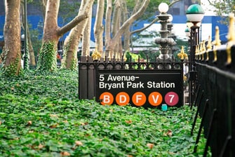 métro de new york sur la cinquième avenue