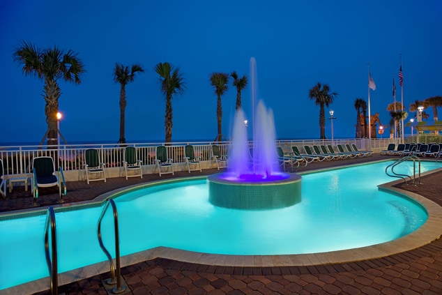 Outdoor Pool Fountain