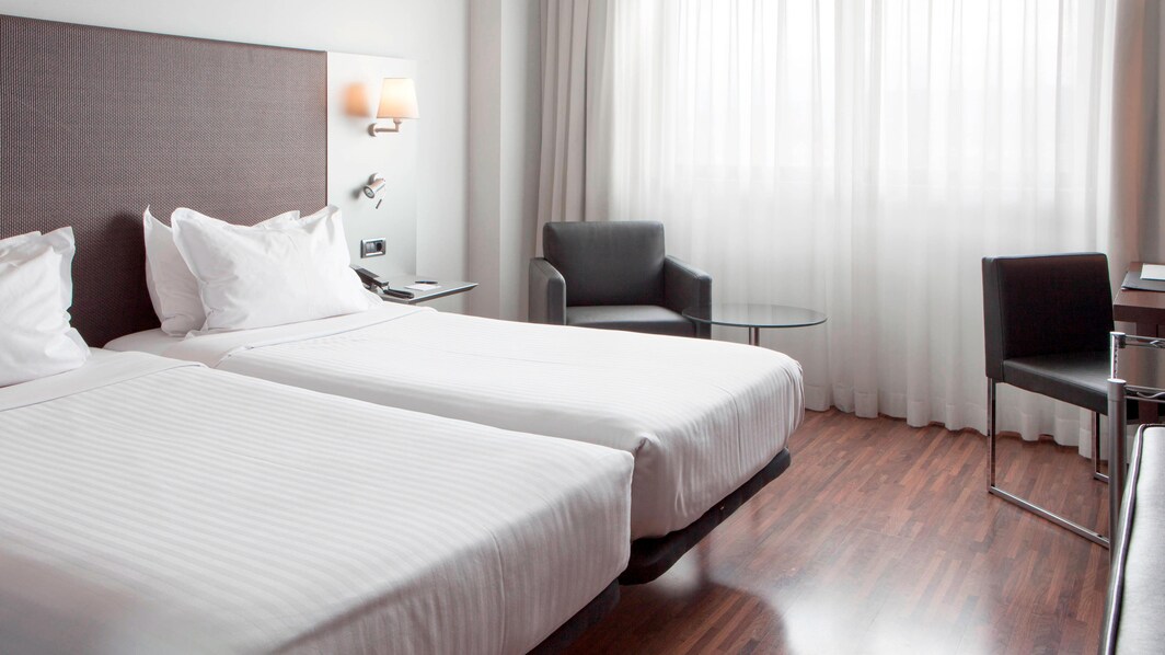 Quartos de hotel com camas de solteiro