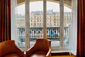 Hotelzimmer an den Champs-Élysées