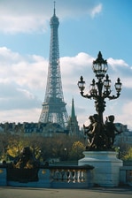 Torre Eiffel y puente Alexandre III