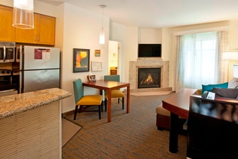 One-Bedroom Suite Fireplace