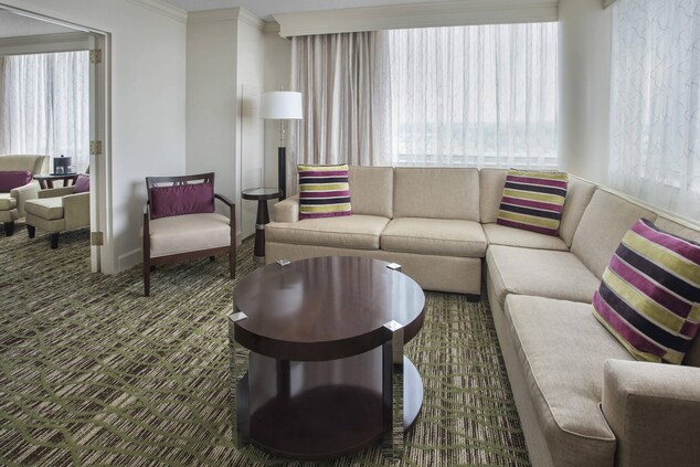 Philadelphia hotel suite living room
