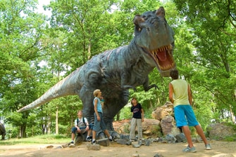 Unique amusement Dinopark in Pilsen