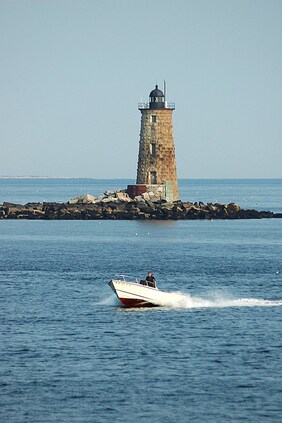 Maine's Whaleback Lighthouse